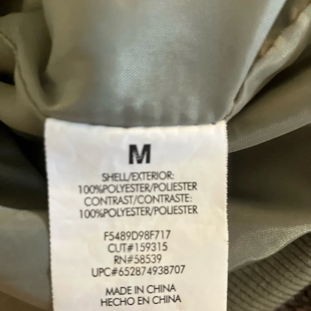 Girls‎ Size Medium Speechless Kids Windbreaker Olive Green